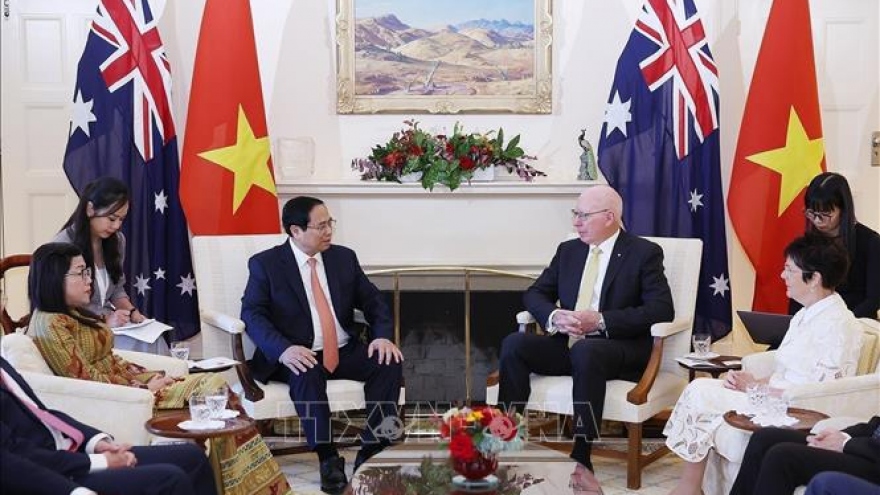 Vietnamese PM meets Australian Governor-General in Canberra